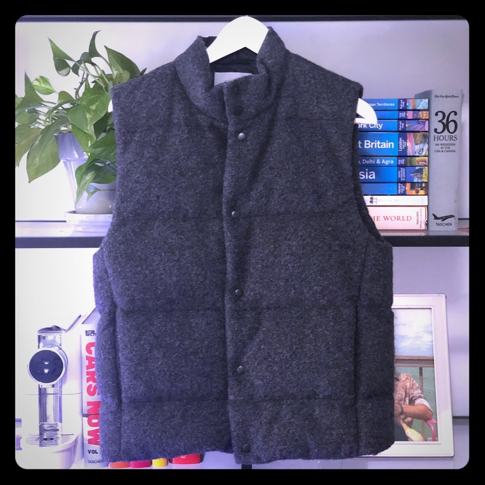 Vince wool vest gray